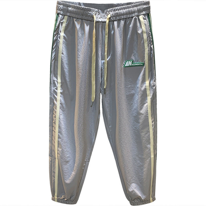 Fashion Casual Men's Ice Silk Sports Harem Pants