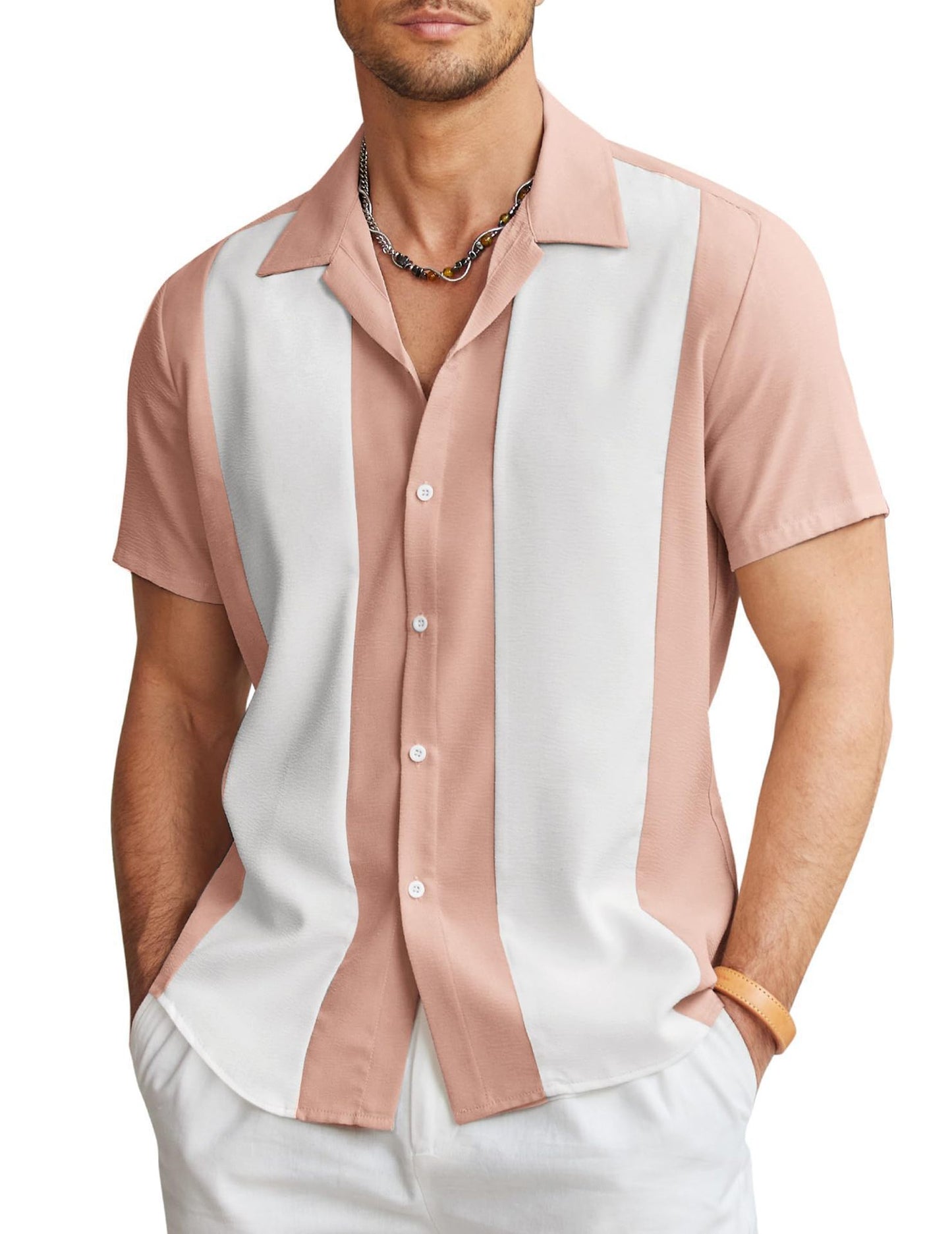 Men's Versatile Trendy Hawaiian Short Sleeve Shirt