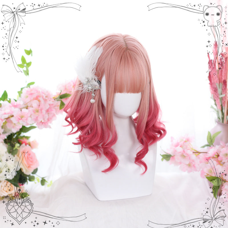 Japanese Short Hair Small Roman Curly Wig