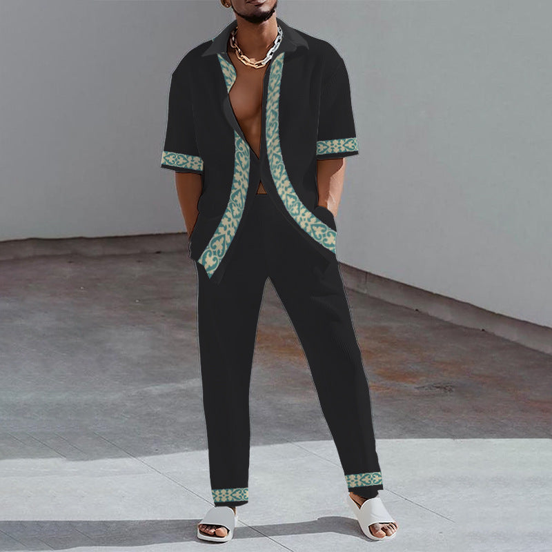 Trendy Multi-color Long Sleeve Casual Sports Suit