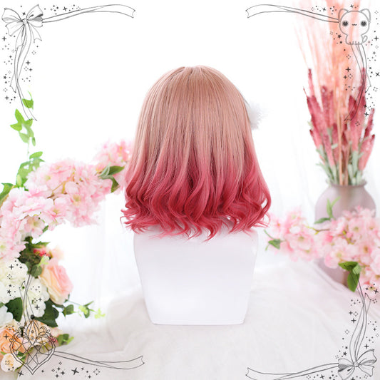 Japanese Short Hair Small Roman Curly Wig