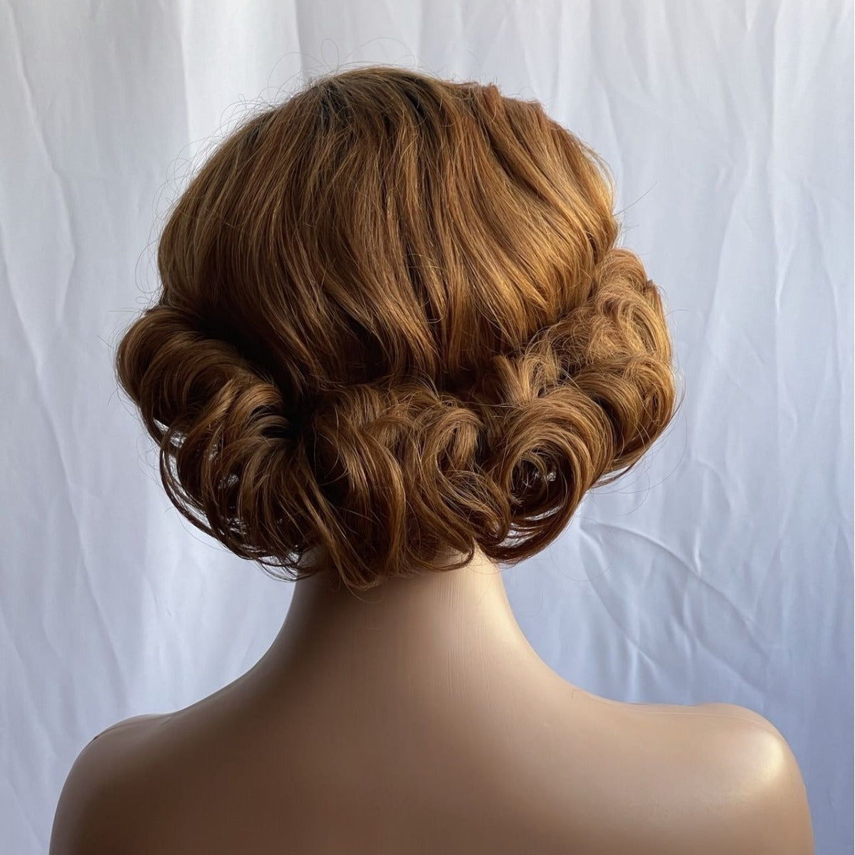 Short Curly Hair Front Lace Fluffy Large Volume