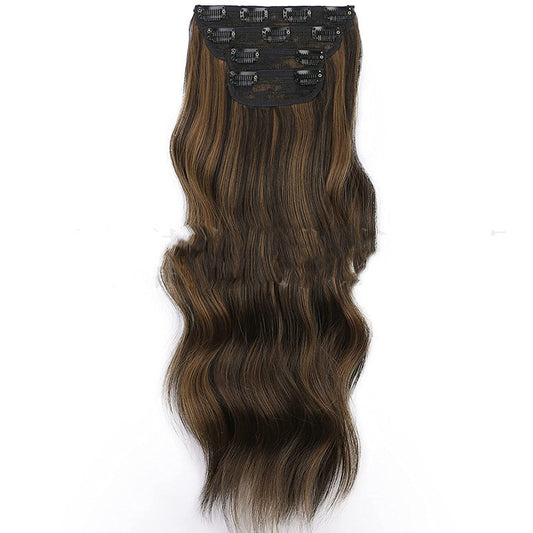 Female  Occidental Clip Chemical Fiber Replacement Wig Film