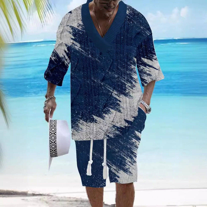 Men's Fashionable Jacquard Suit