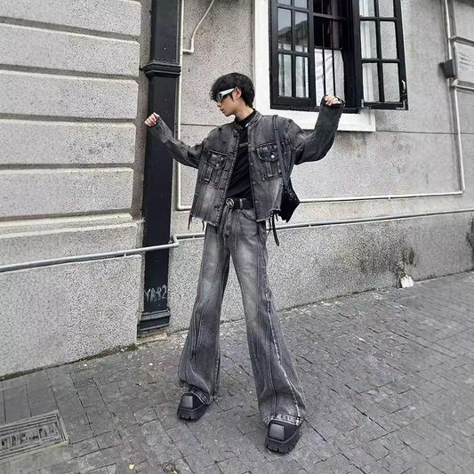Men's Fashion Personality Original Retro Jeans