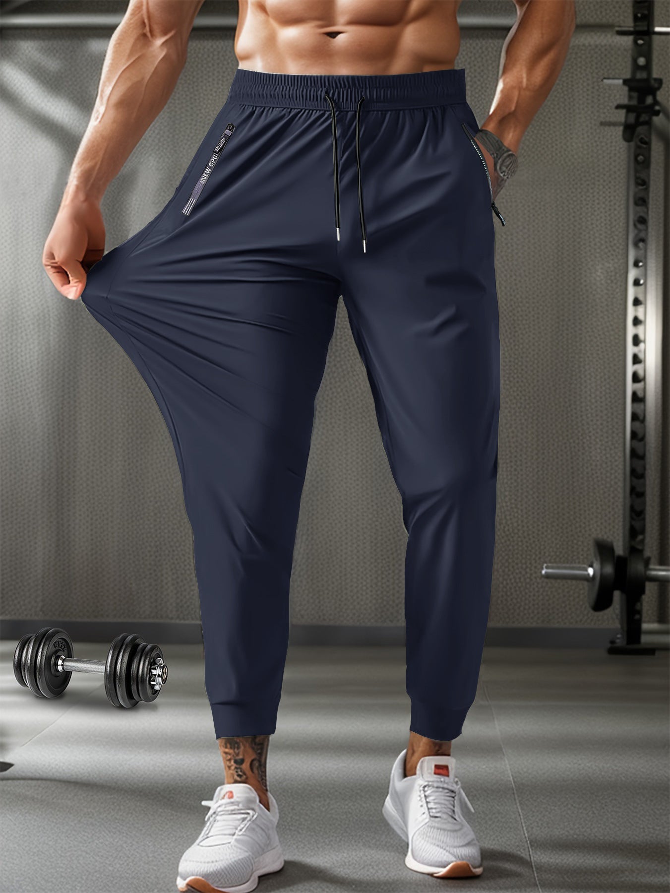 Men's Nylon Ice Silk Trousers Thin