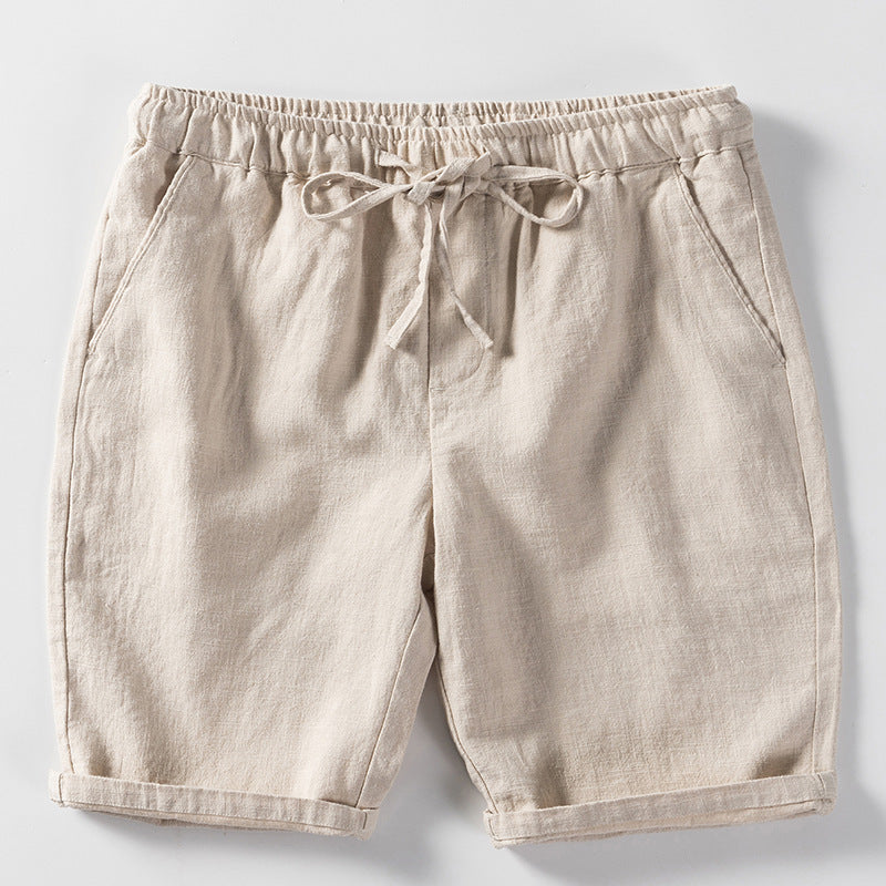 Summer Thin Baggy Straight Trousers Men's