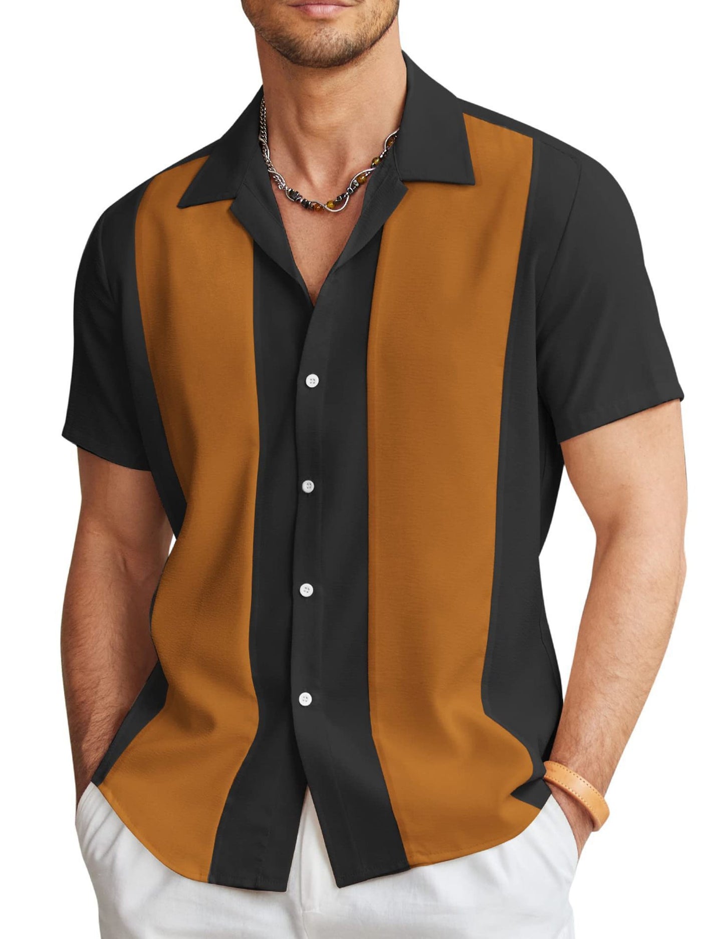 Men's Versatile Trendy Hawaiian Short Sleeve Shirt