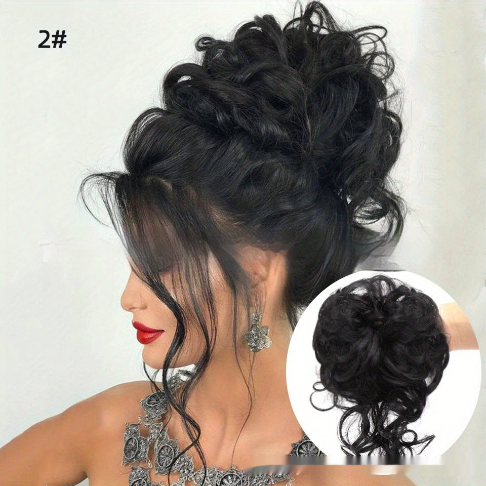 Ponytail Wig Female Short Hair Grip High Ponytail Natural & Fluffy Simulation