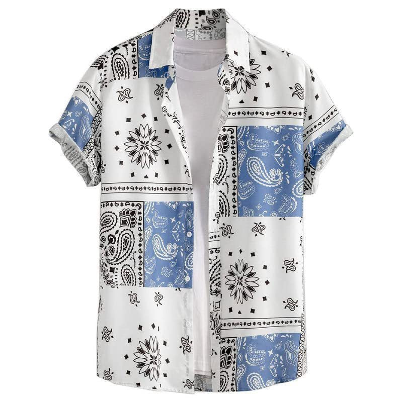 Men's Versatile Trendy Hawaiian Short Sleeve Shirt