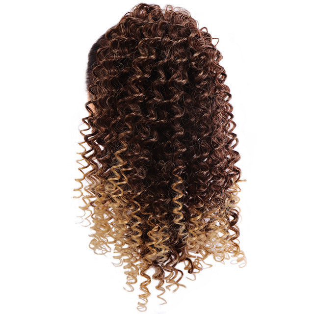 Women's Faux Ponytail Short Wig Head Cover